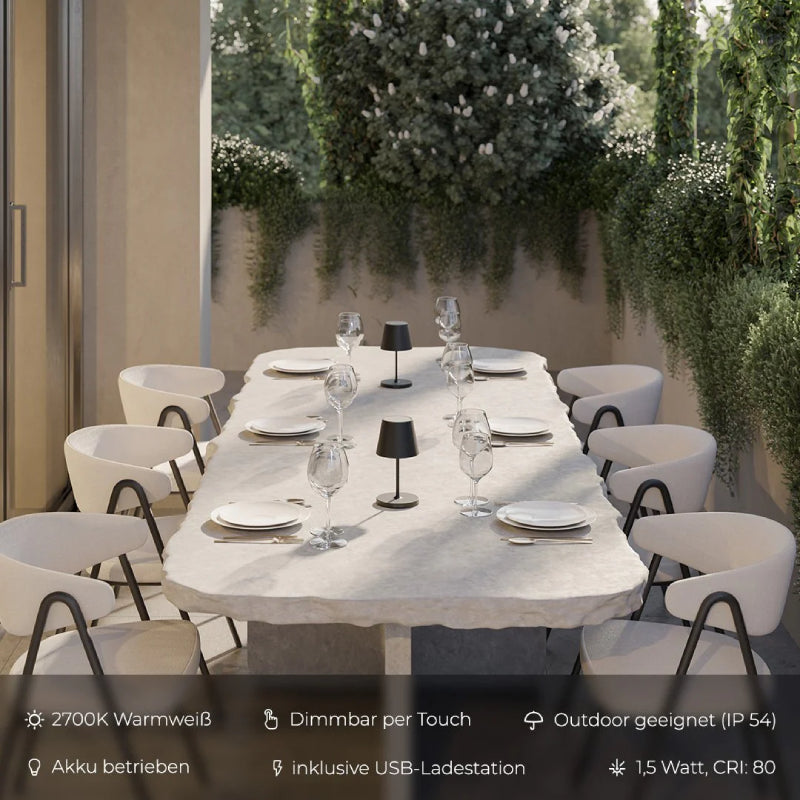 Lumara™ – Elegante LED Tischleuchte mit Touch Steuerung