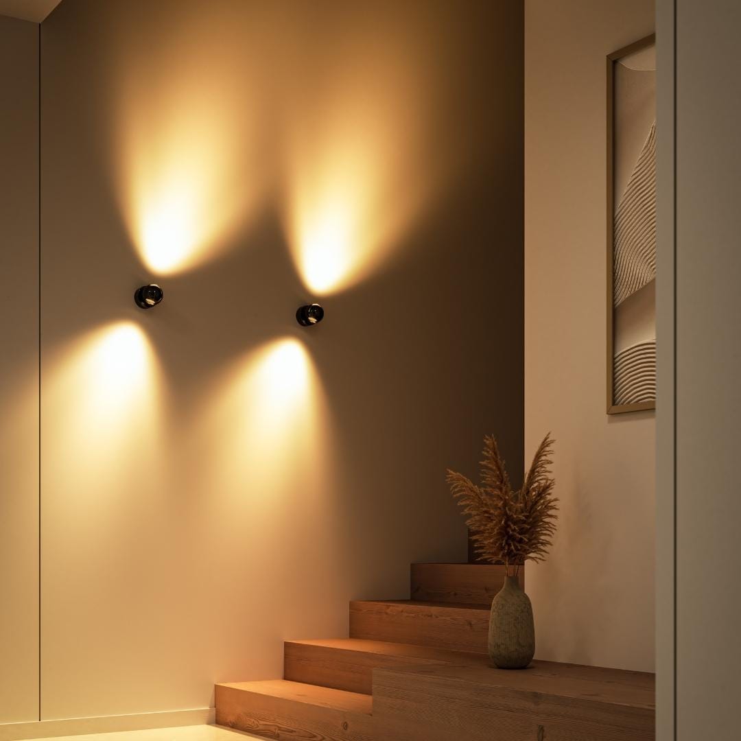 Lumexo™ – Kabellose LED Wandleuchte mit Schalter für Innen & Außen