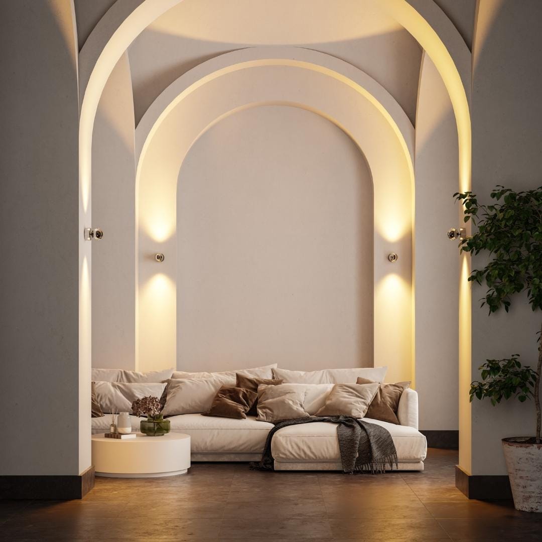 Lumexo™ – Kabellose LED Wandleuchte mit Schalter für Innen & Außen