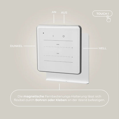 Lumexo™ – Kabellose LED Wandleuchte mit Schalter für Innen & Außen