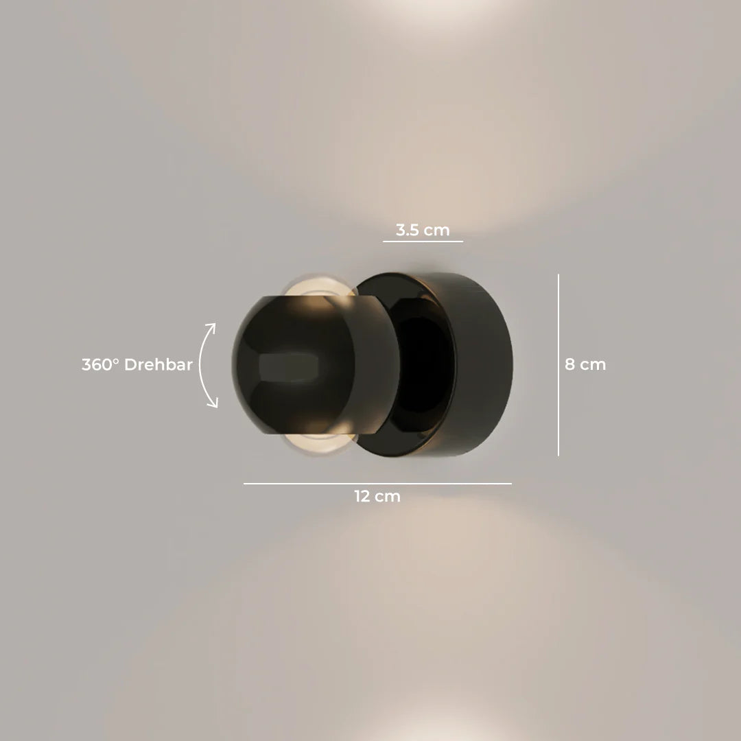 Lumexo™ – Kabellose LED Wandleuchte mit Schalter für Innen & Außen