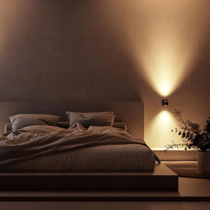 Lumexo™ – Kabellose LED Wandleuchte mit Schalter für Innen & Außen