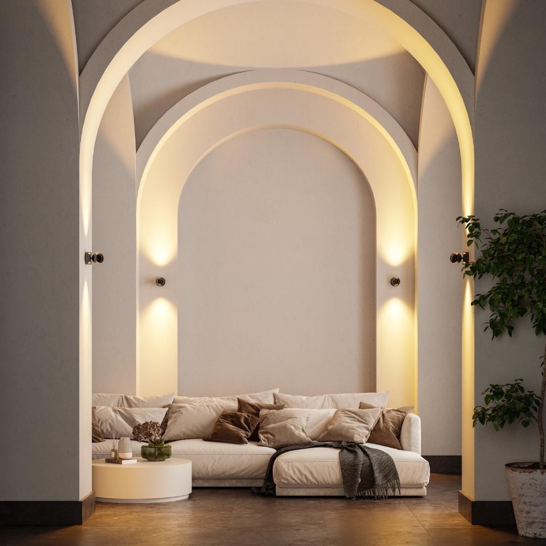 Lumexo™ – Kabellose LED Wandleuchte mit Schalter für Innen & Außen