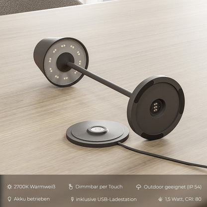 Lumivio™ – Moderne LED Tischlampe mit Akku